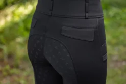 Reithose Damen High Waist, Vollbesatz, Full-Grip