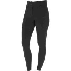Reithose Damen High Waist, Vollbesatz, Full-Grip