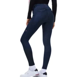 Reithose Damen Hope FS26, Vollbesatz, Full-Grip, Jeansreithose