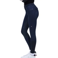 Reithose Damen Hope FS26, Vollbesatz, Full-Grip, Jeansreithose