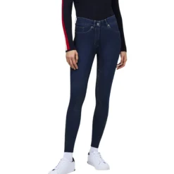 Reithose Damen Hope FS26, Vollbesatz, Full-Grip, Jeansreithose