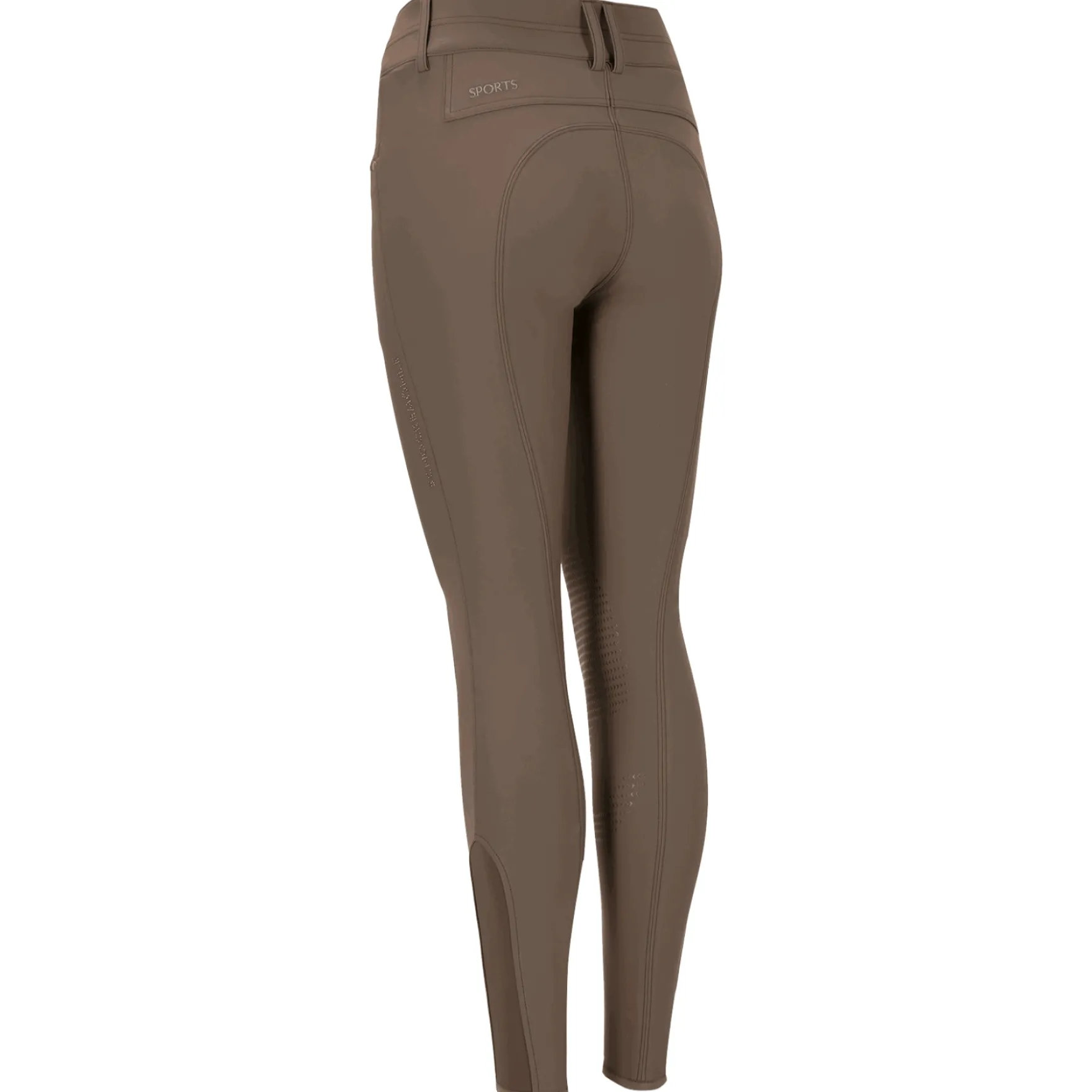 Reithose Damen Jacky KG, High Waist, Kniebesatz, Knee-Grip