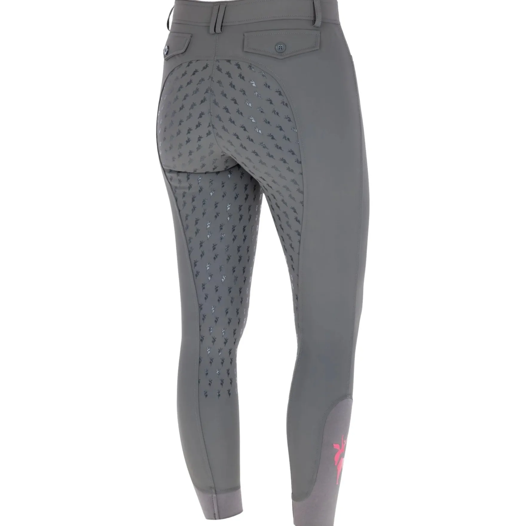 Reithose Damen Janne x PinkRibbon, Vollbesatz, Full-Grip