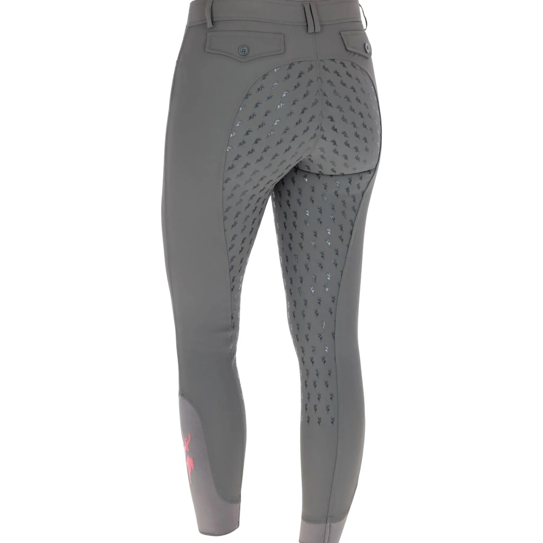 Reithose Damen Janne x PinkRibbon, Vollbesatz, Full-Grip