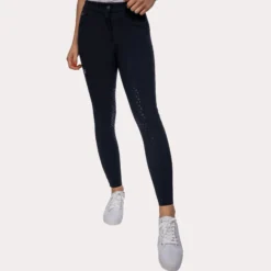 Reithose Damen Jumping PT Breeches, Kniebesatz, Knee-Grip