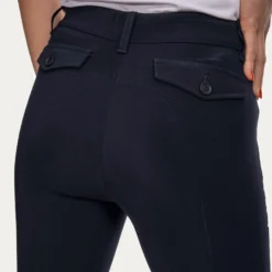 Reithose Damen Jumping PT Breeches, Kniebesatz, Knee-Grip