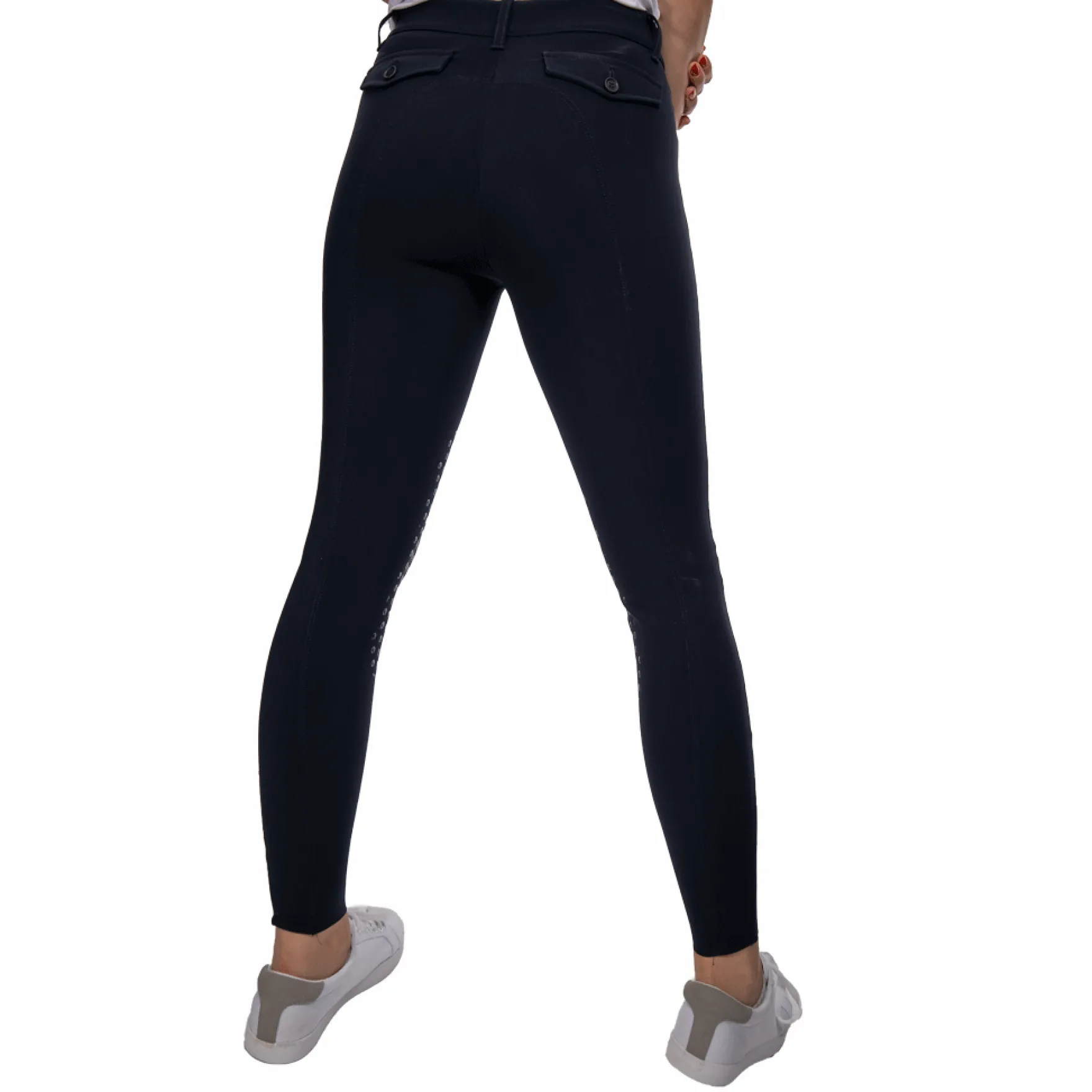 Reithose Damen Jumping PT Breeches, Kniebesatz, Knee-Grip