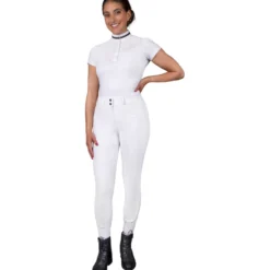 Reithose Damen Kae, Vollbesatz, Winterreithose, High Waist, Full-Grip