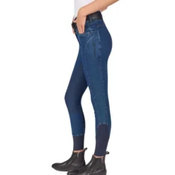 Reithose Damen KLKayce H-Shape FS26, Vollbesatz, Full-Grip, Jeansreithose