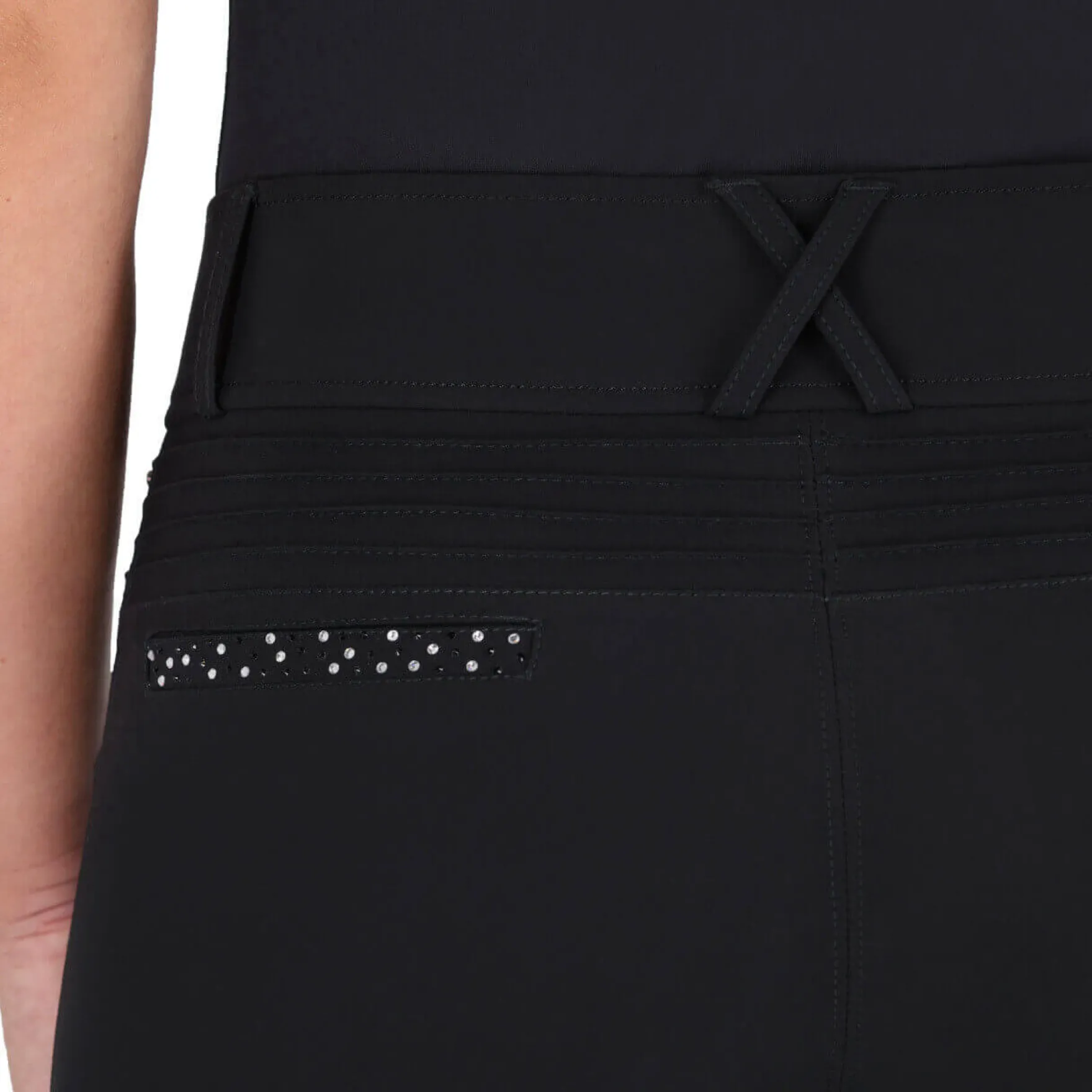 Reithose Damen Oakleigh FS26, Kniebesatz, Knee-Grip, High Waist