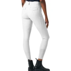 Reithose Damen Pauline FS25, Mid Waist, Kniebesatz, Knee-Grip