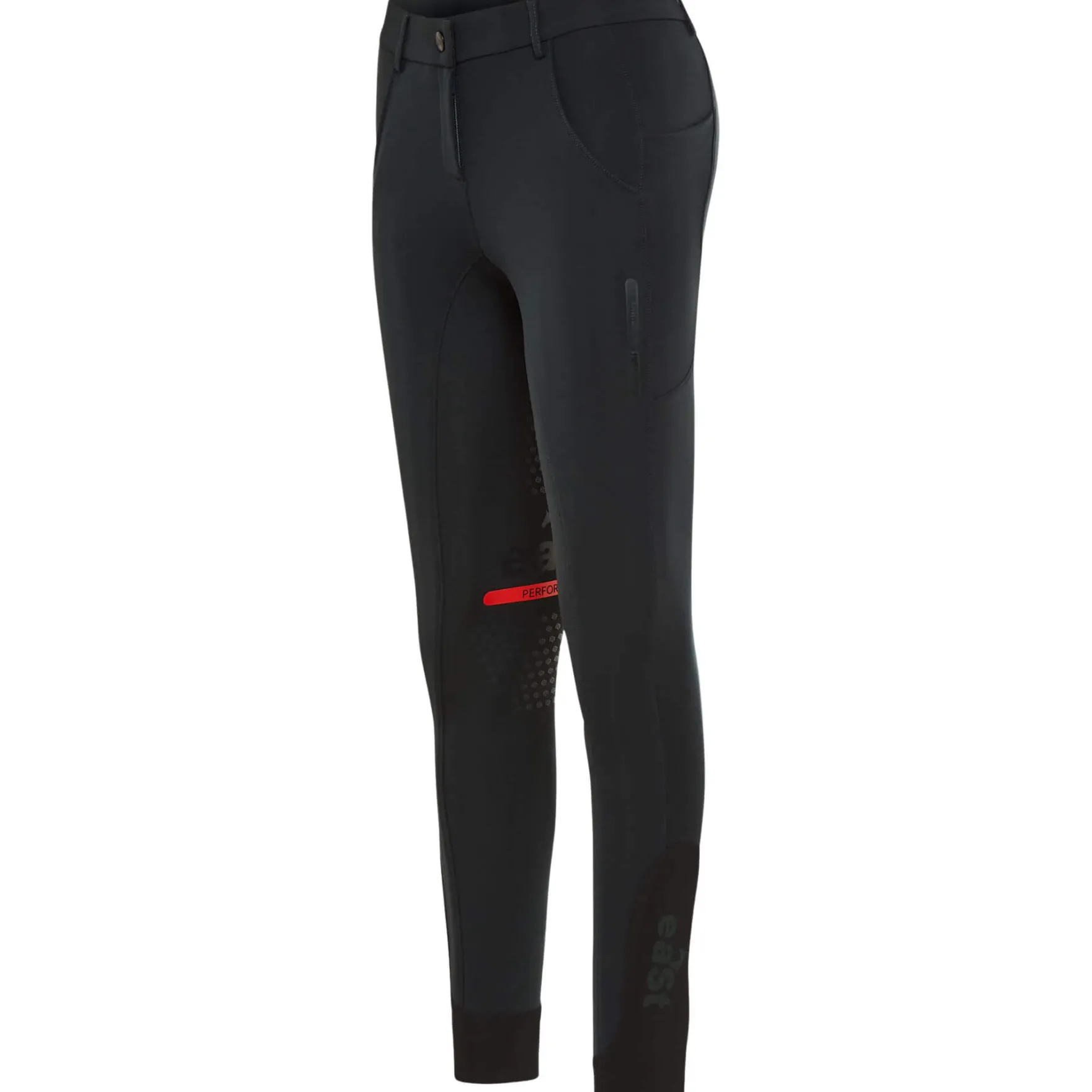 Reithose Damen R2 Performance Jumping, Kniebesatz, Knee-Grip