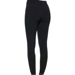 Reithose Damen RS Breeches High Waist, Kniebesatz, integrierter Grip
