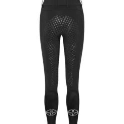 Reithose Damen Star Cut High Waist Breeches, Vollbesatz, Full-Grip