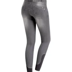 Reithose Damen Summer SPLyra Jeans, Jeansreithose, Kniebesatz, Knee-Grip