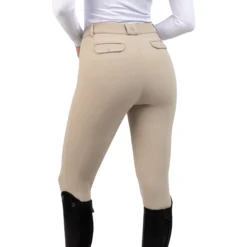 Reithose Damen Winter Geo, Vollbesatz, Full-Grip, Winterreithose, High Waist