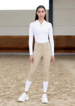 Reithose Damen Winter Honour, Vollbesatz, Full-Grip, Winterreithose
