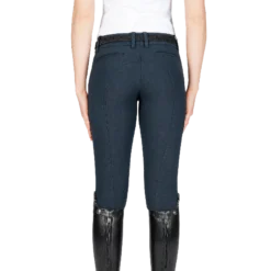Reithose Damen X-Shape, Kniebesatz, Knee-Grip