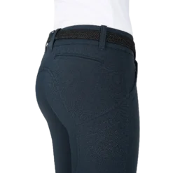 Reithose Damen X-Shape, Kniebesatz, Knee-Grip