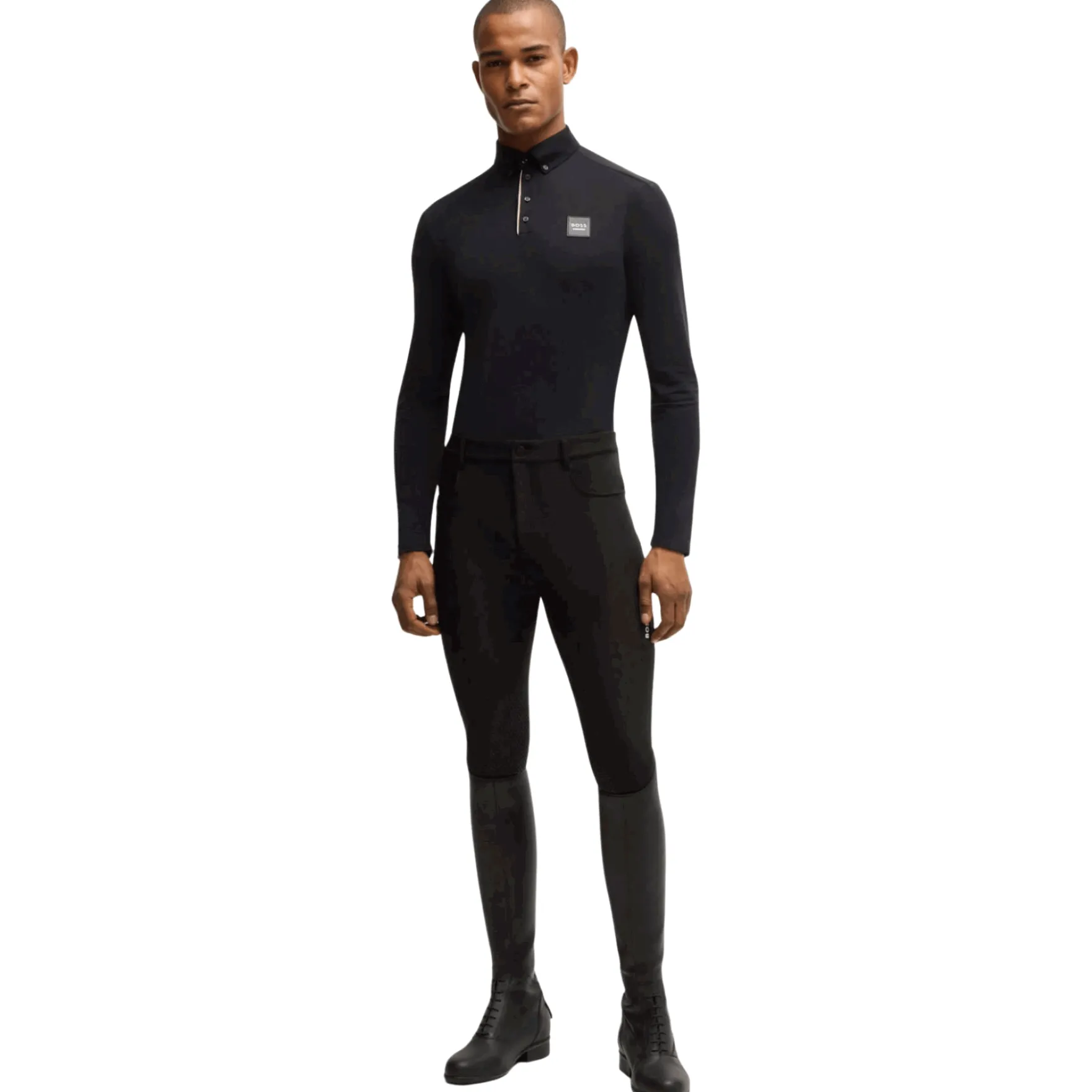 Reithose Herren James HW25, Winterreithose, Kniebesatz, Knee-Grip