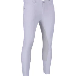 Reithose Herren Linus, Vollbesatz, Lederbesatz, Kunstleder