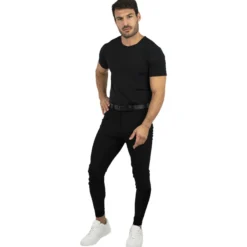 Reithose Herren Performance, Kniebesatz, Knee-Grip