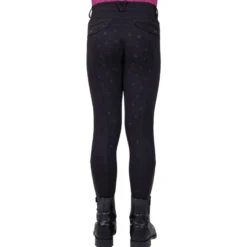 Reithose Kinder Djune FS24, Vollbesatz, Full-Grip