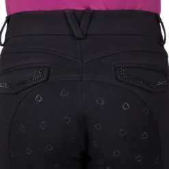 Reithose Kinder Djune FS24, Vollbesatz, Full-Grip