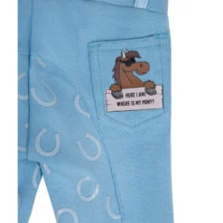 Reithose Kinder Junior Bobby, Vollbesatz, Full-Grip