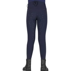 Reithose Kinder Lymee HW25, Softshellreithose, Vollbesatz, Full-Grip, High Waist