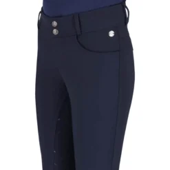 Reithose Kinder Lymee HW25, Softshellreithose, Vollbesatz, Full-Grip, High Waist