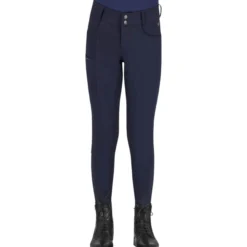 Reithose Kinder Lymee HW25, Softshellreithose, Vollbesatz, Full-Grip, High Waist