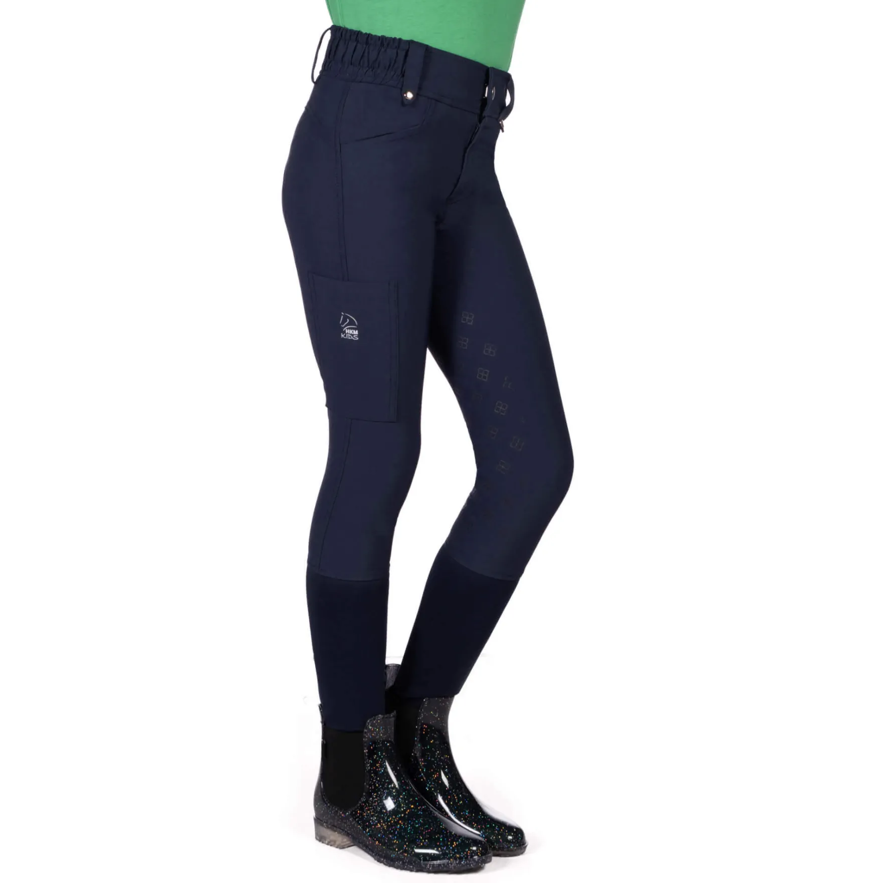 Reithose Kinder Maui FS26, Vollbesatz, Full-Grip, High Waist