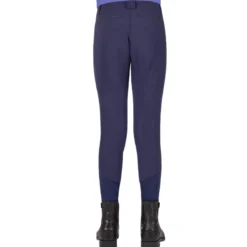 Reithose Kinder Nyomi, Sommerreithose, Teilbesatz, Half-Grip, wasserabweisend