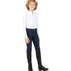 Reithose Kinder Winter Performance, Vollbesatz, Full-Grip, Winterreithose