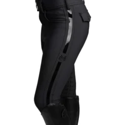 Reithose Kinder YR Reflection, Vollbesatz, Full-Grip