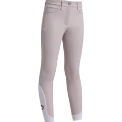 Reithose Mädchen Color Grip FS26, Kniebesatz, Knee-Grip