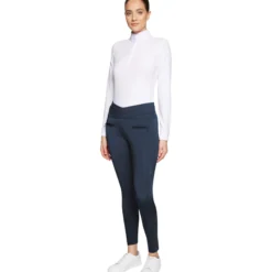 Reitleggings Damen Alpha Winter HW25, Vollbesatz, Full-Grip, High Waist, Winter