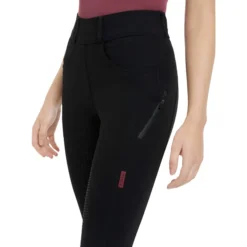 Reitleggings Damen Amy Breggings, High Waist, Vollbesatz, Full-Grip