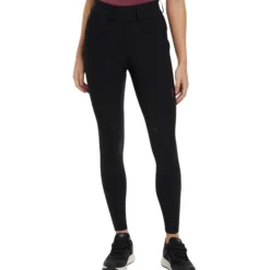 Reitleggings Damen Amy Breggings, High Waist, Vollbesatz, Full-Grip