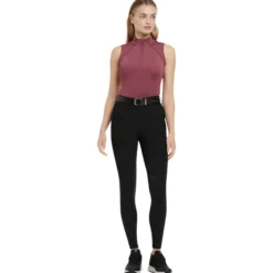 Reitleggings Damen Amy Breggings, High Waist, Vollbesatz, Full-Grip