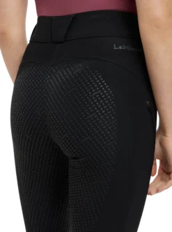Reitleggings Damen Amy Breggings, High Waist, Vollbesatz, Full-Grip