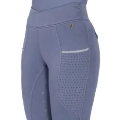 Reitleggings Damen Aubree FS26, Teilbesatz, Half-Grip