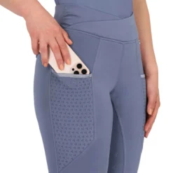 Reitleggings Damen Aubree FS26, Teilbesatz, Half-Grip
