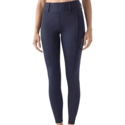 Reitleggings Damen Carbef, Vollbesatz, Full-Grip, mit Handytasche