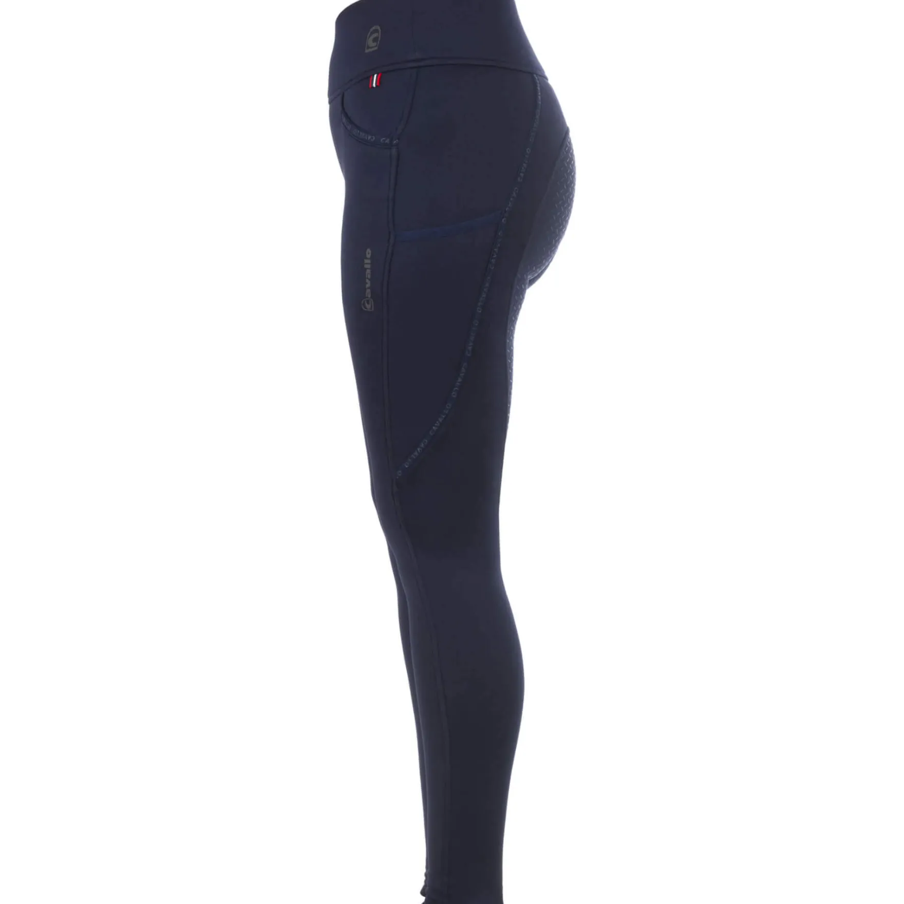 Reitleggings Damen CAVALLOU Grip RL HW25, Vollbesatz, Full-Grip, High Waist, Winter