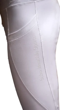 Reitleggings Damen Cooling, Vollbesatz, Full-Grip