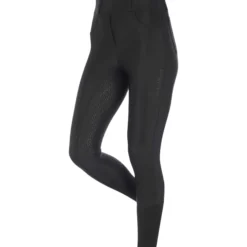 Reitleggings Damen Demi Pull On Breggings, Vollbesatz, Full-Grip
