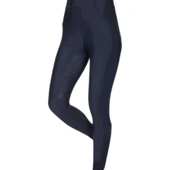 Reitleggings Damen Demi Pull On Breggings, Vollbesatz, Full-Grip