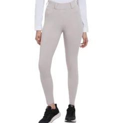 Reitleggings Damen Demi Pull On Breggings FS25, Vollbesatz, Full-Grip